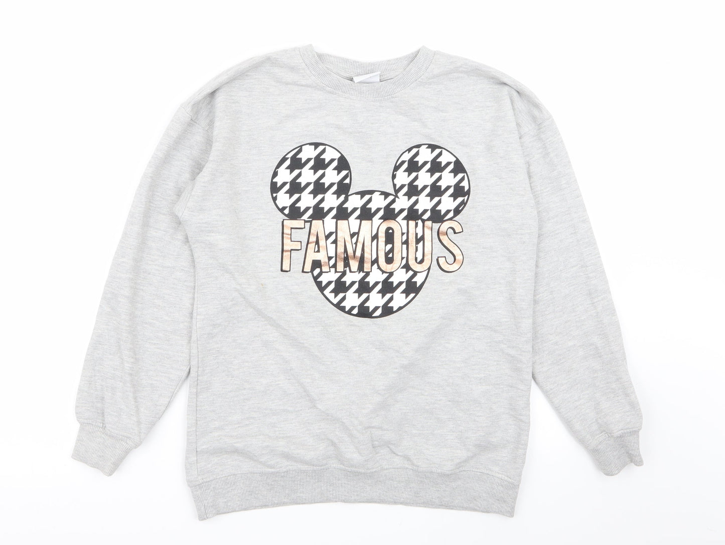 Disney Womens Grey   Pullover Jumper Size 6