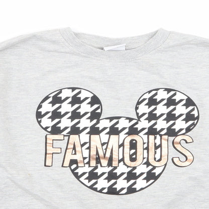 Disney Womens Grey   Pullover Jumper Size 6