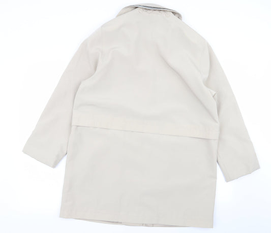Evans Womens Beige   Overcoat Coat Size 14