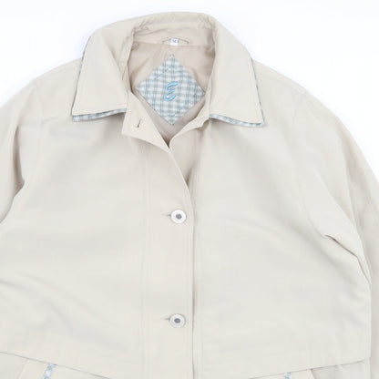 Evans Womens Beige   Overcoat Coat Size 14