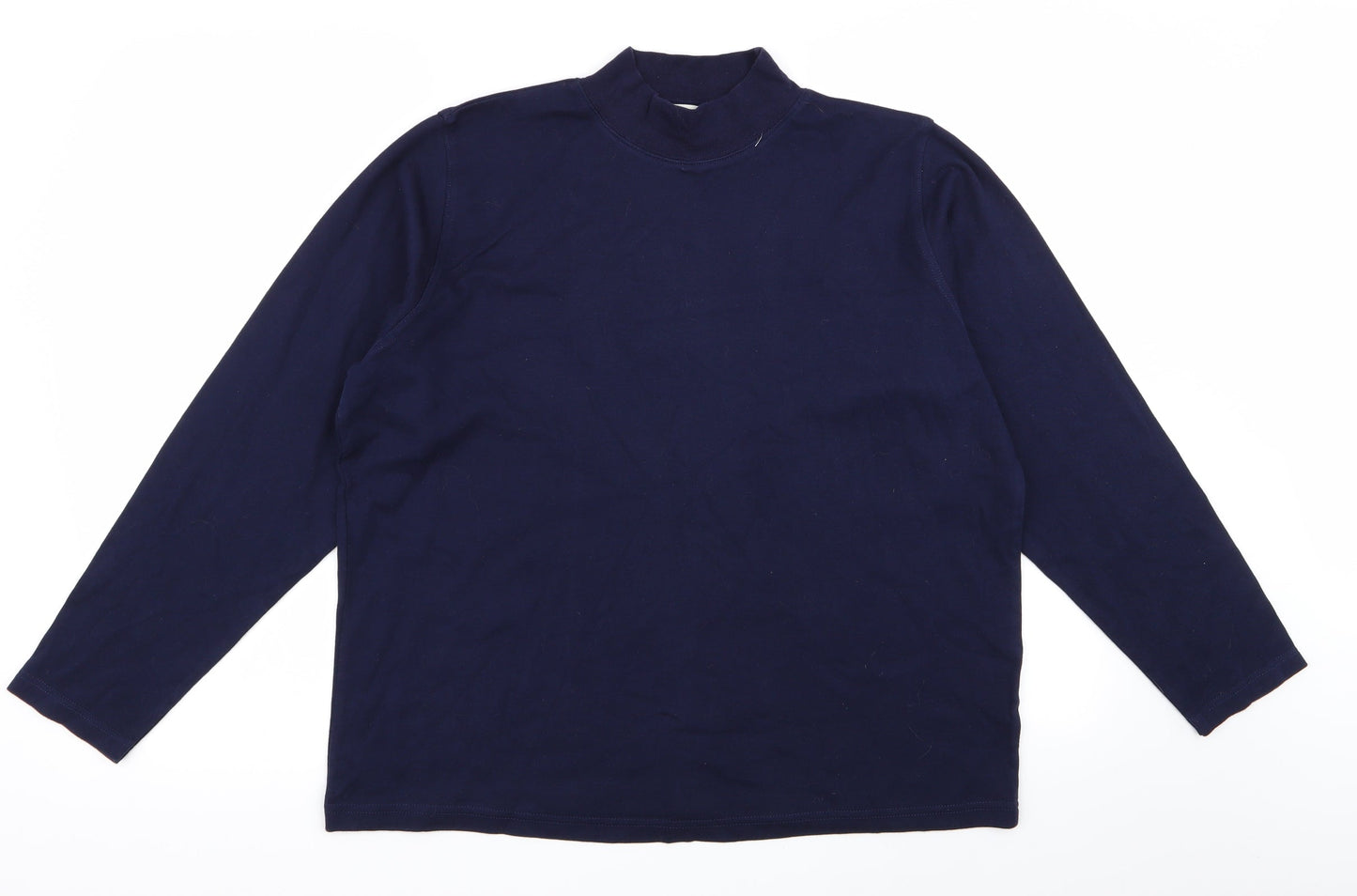 Womens UK Size 18 holmewood Blue Basic T-Shirt