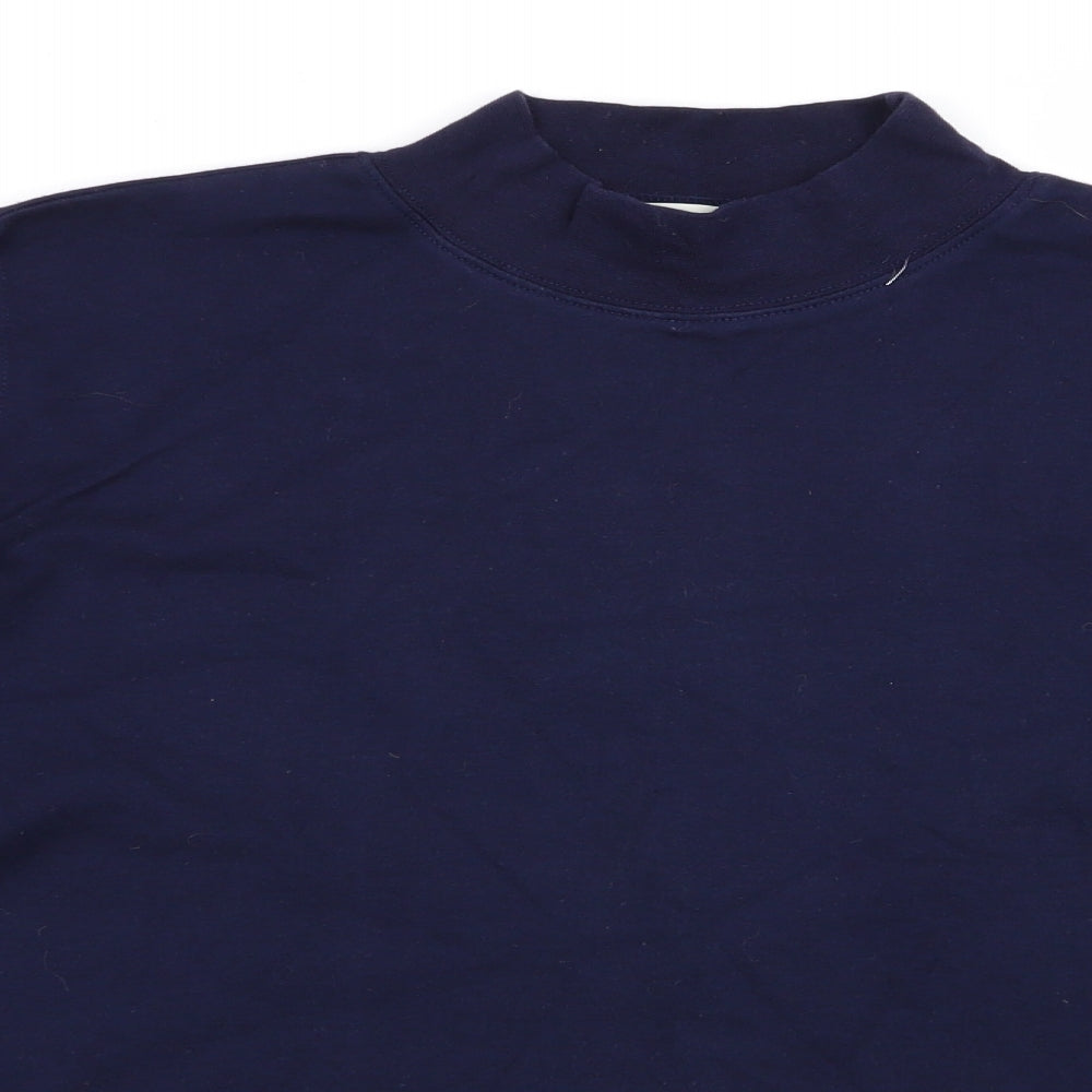 Womens UK Size 18 holmewood Blue Basic T-Shirt
