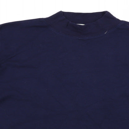 Womens UK Size 18 holmewood Blue Basic T-Shirt