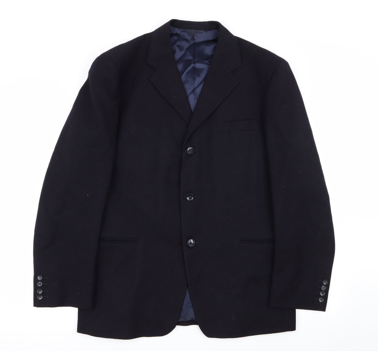 john hutton Mens Blue   Jacket Blazer Size 42