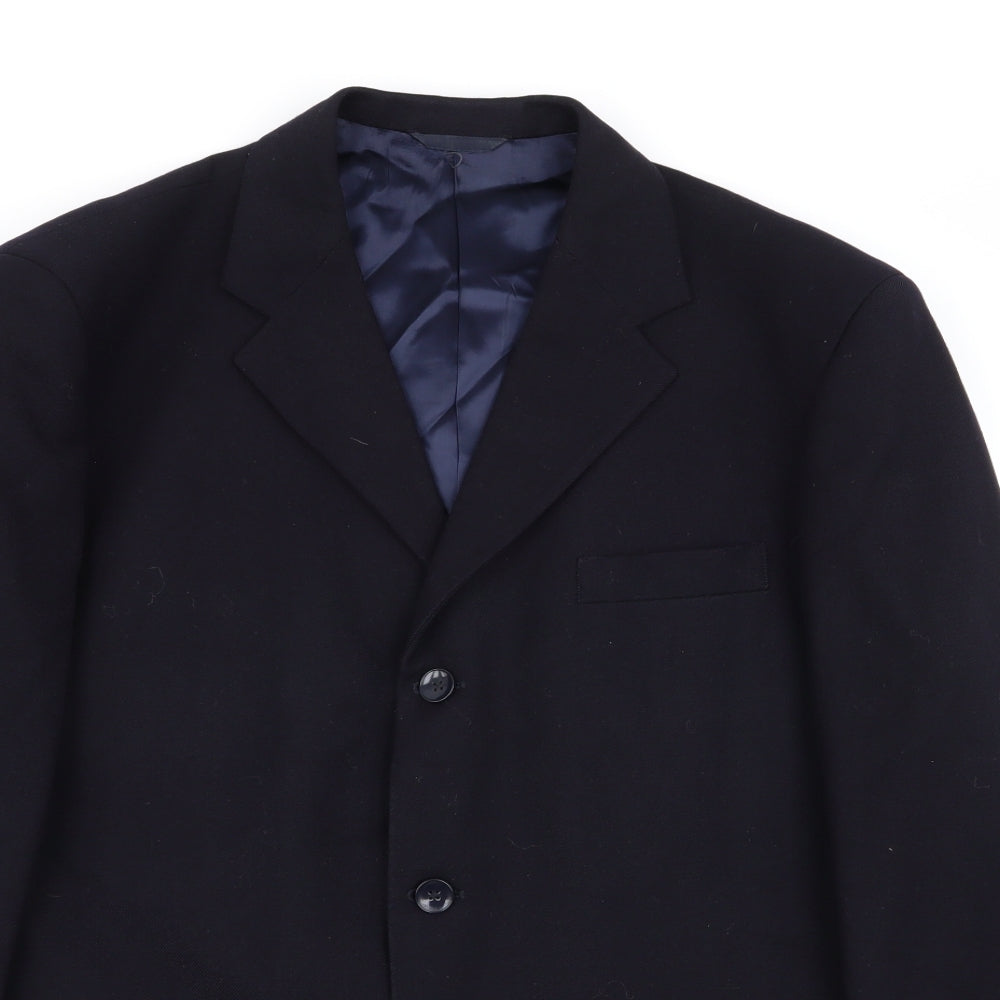 john hutton Mens Blue   Jacket Blazer Size 42