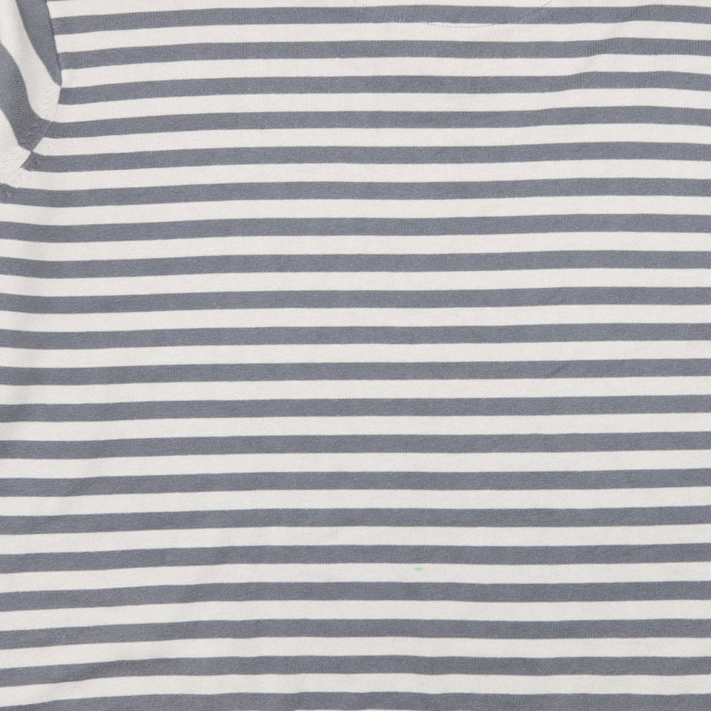 Easy Mens Multicoloured Striped  Pullover Jumper Size L  - shirt/jumper