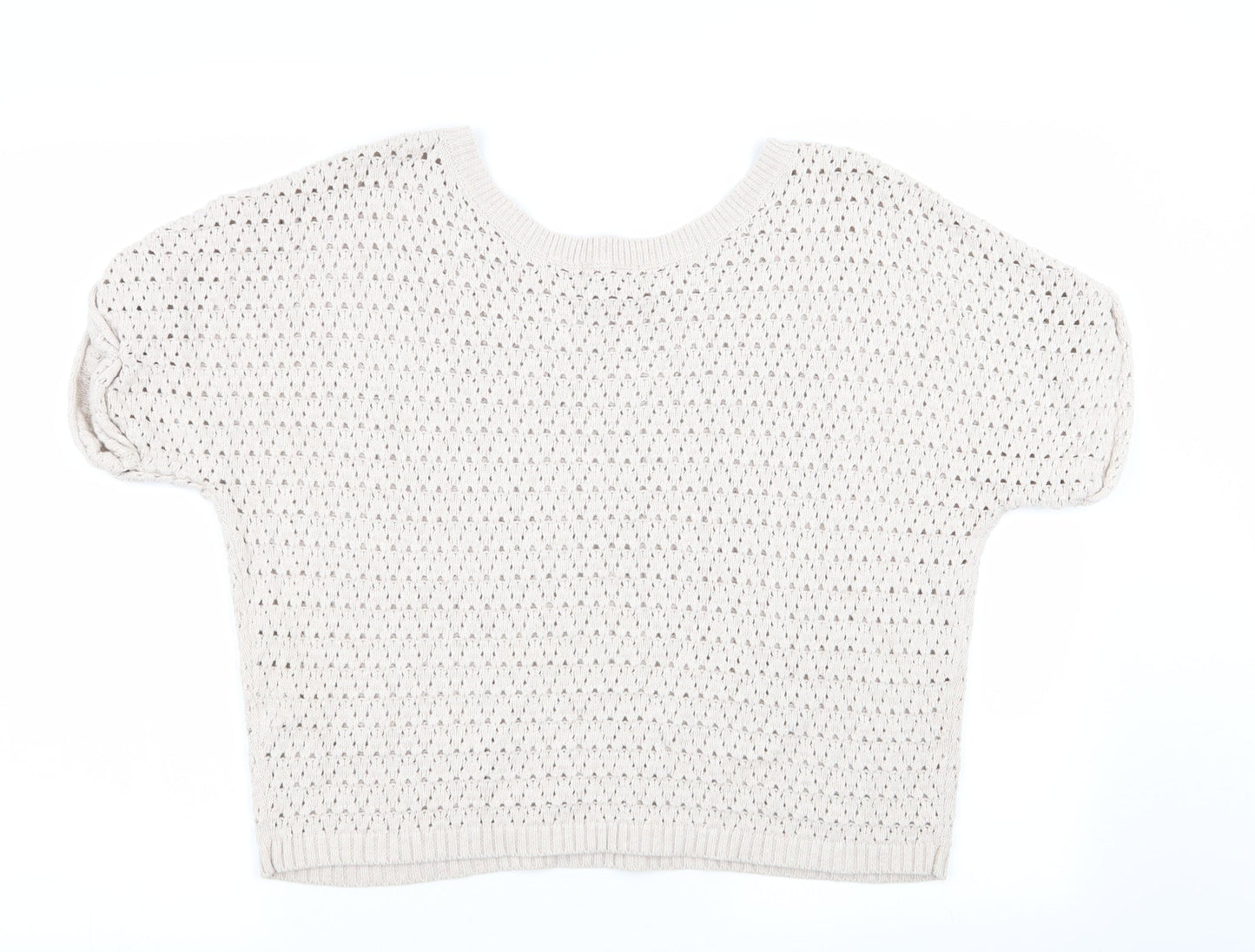 Womens UK Size 8 River Island Beige Pullover Jumper