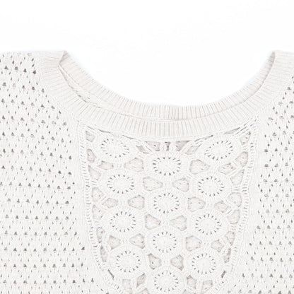 Womens UK Size 8 River Island Beige Pullover Jumper
