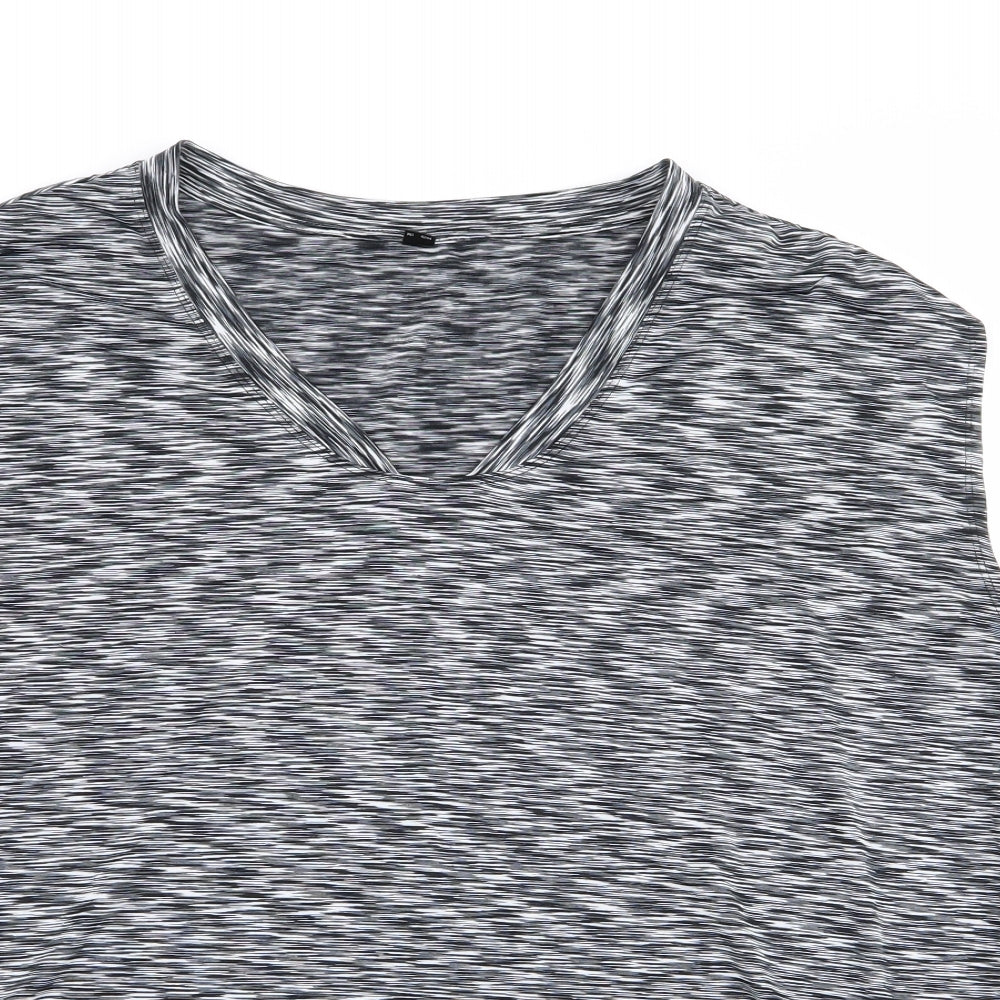 Womens UK Size 2XL Preworn Grey Basic Tank