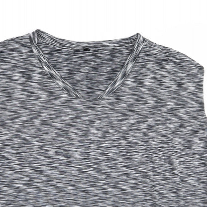 Womens UK Size 2XL Preworn Grey Basic Tank
