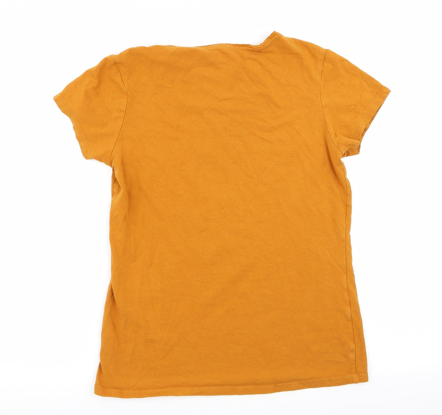 Primark Womens Yellow   Basic T-Shirt Size 12