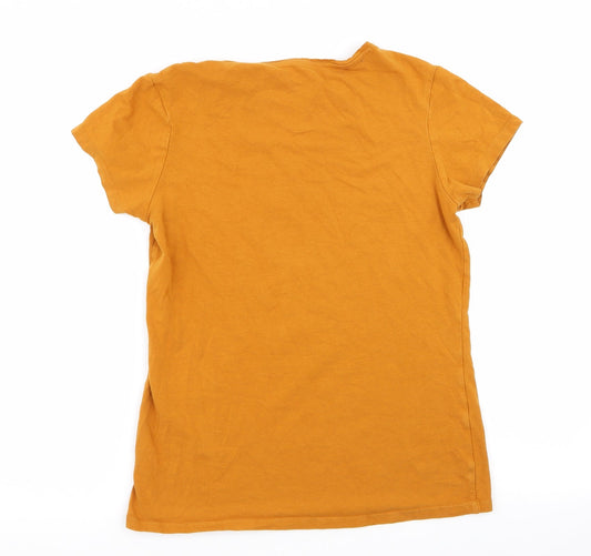 Primark Womens Yellow   Basic T-Shirt Size 12