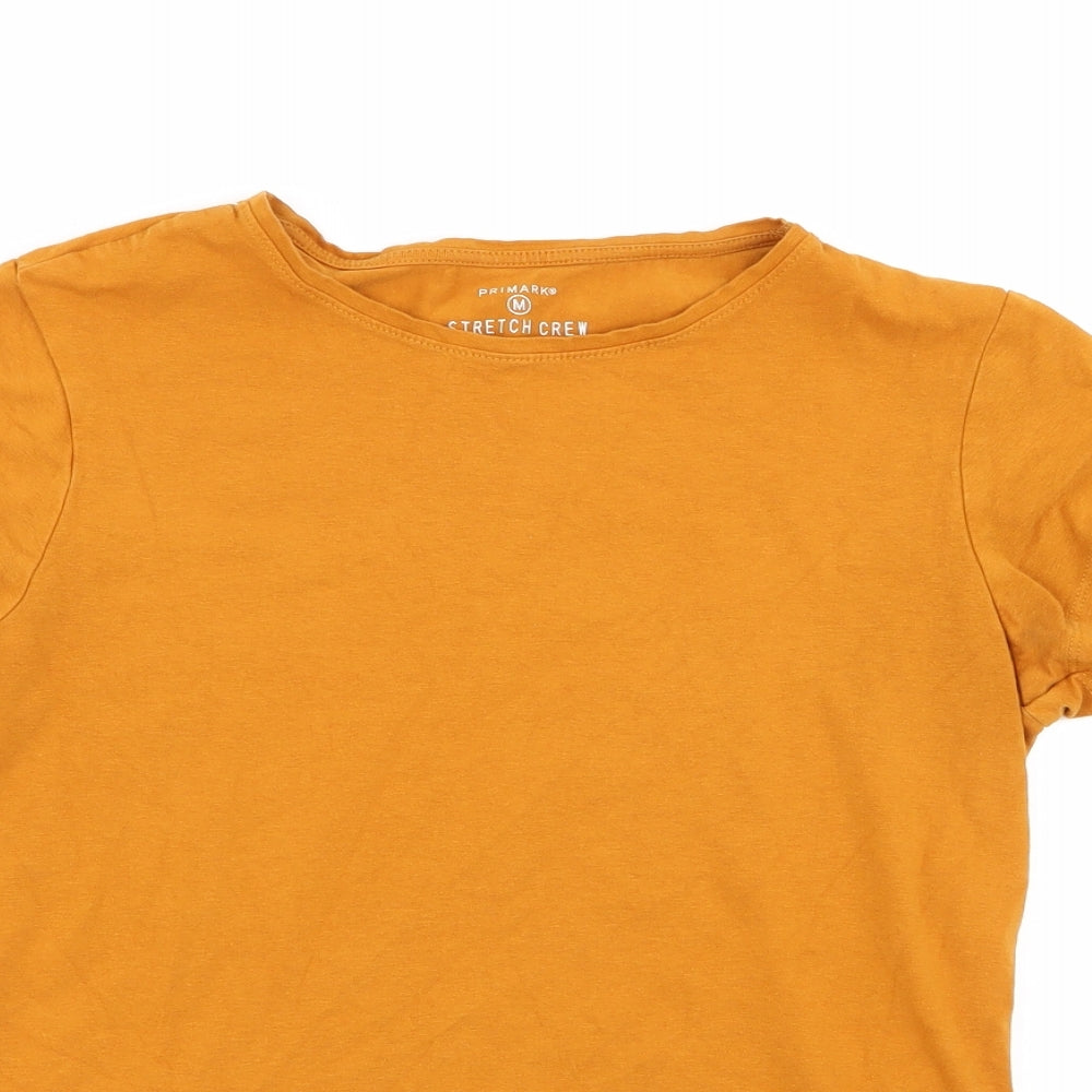 Primark Womens Yellow   Basic T-Shirt Size 12