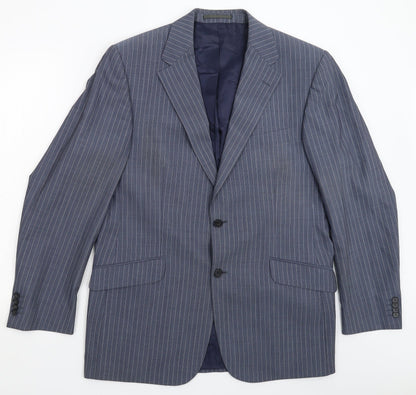 Mens UK Size 40 Van Kollem Regular Grey Suit Jacket