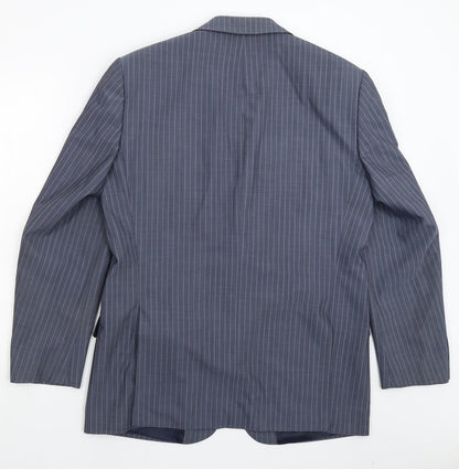 Mens UK Size 40 Van Kollem Regular Grey Suit Jacket