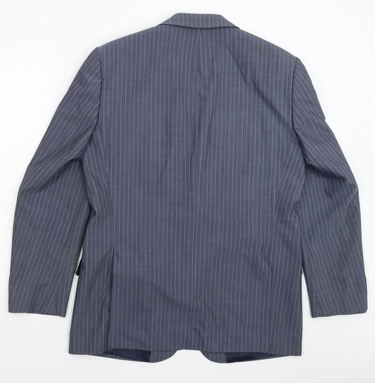 Mens UK Size 40 Van Kollem Regular Grey Suit Jacket