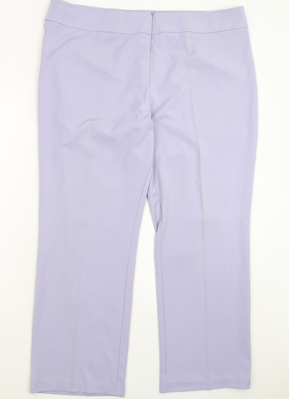 Womens UK Size 24 Agenda Regular Fit  Purple Trousers