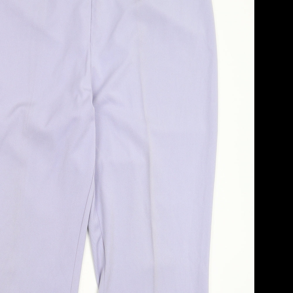 Womens UK Size 24 Agenda Regular Fit  Purple Trousers