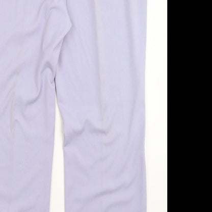 Womens UK Size 24 Agenda Regular Fit  Purple Trousers