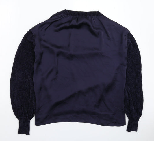 Womens UK Size 8 NEXT Blue Pullover Jumper