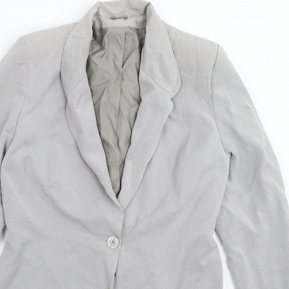 Debenhams Womens Grey   Jacket Suit Jacket Size 12