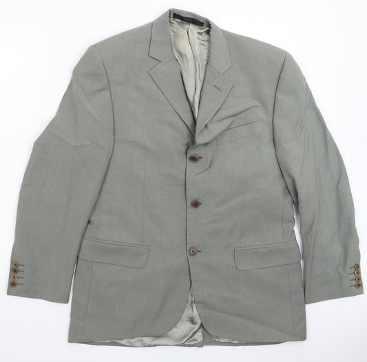 Mens UK Size 38 Marks and Spencer Regular Grey Suit Jacket