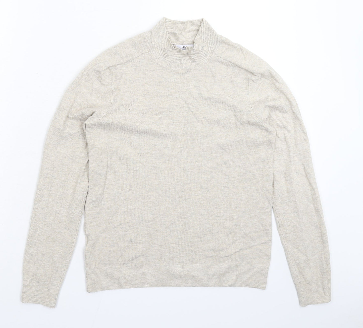 Womens UK Size S Mango Grey Pullover Jumper