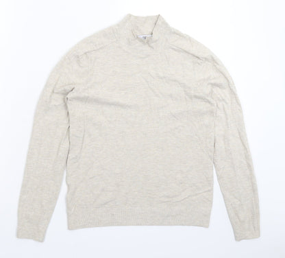 Womens UK Size S Mango Grey Pullover Jumper