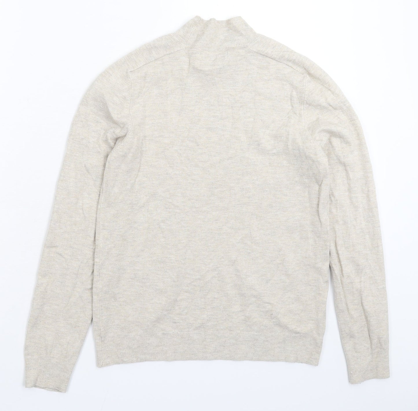 Womens UK Size S Mango Grey Pullover Jumper