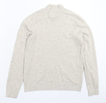 Womens UK Size S Mango Grey Pullover Jumper