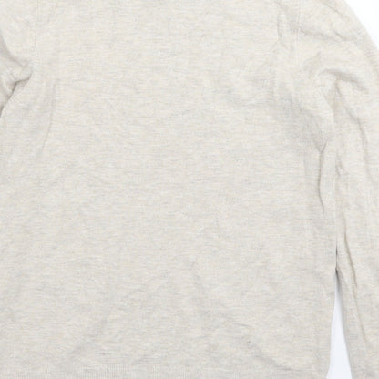 Womens UK Size S Mango Grey Pullover Jumper
