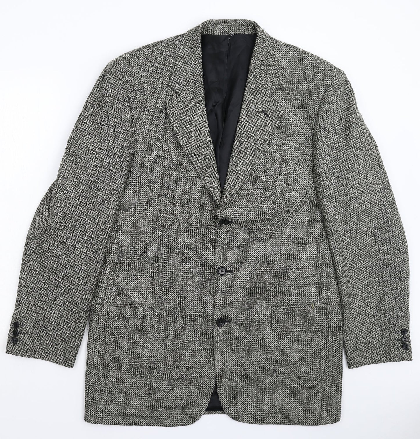 Mens UK Size 42 Preworn Regular Grey Suit Jacket