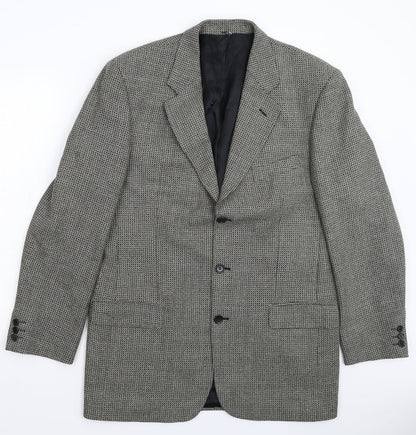 Mens UK Size 42 Preworn Regular Grey Suit Jacket