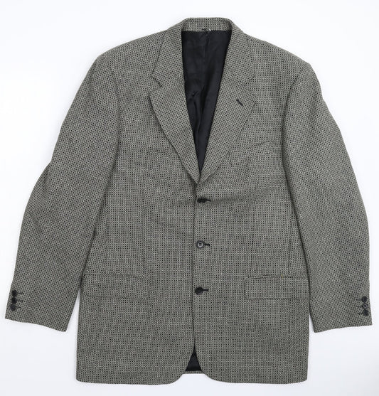 Mens UK Size 42 Preworn Regular Grey Suit Jacket