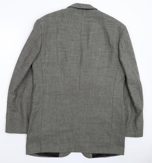 Mens UK Size 42 Preworn Regular Grey Suit Jacket
