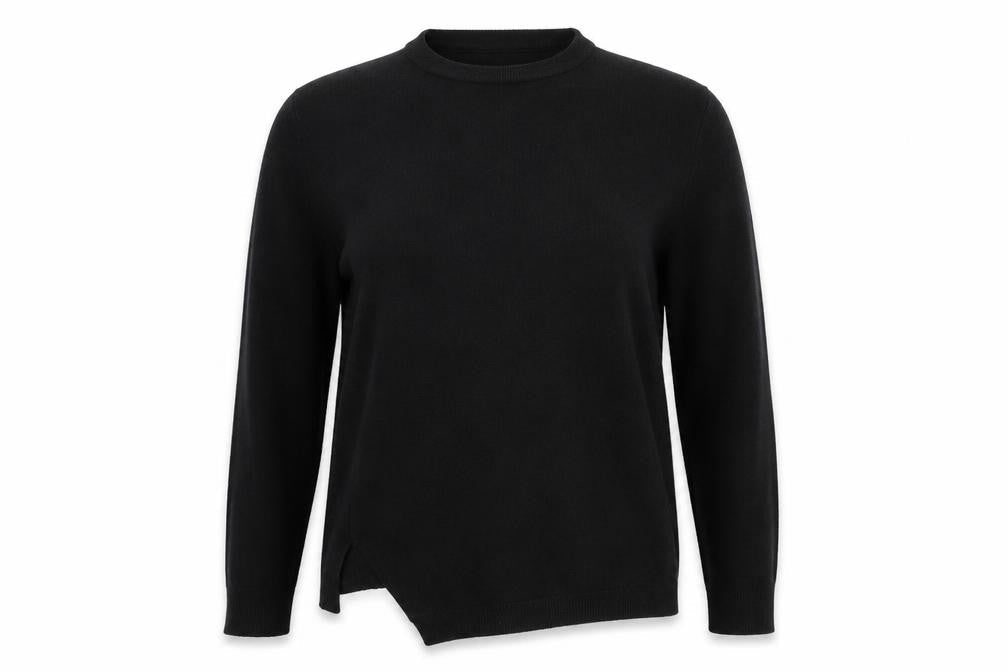 Preworn Womens Black  Knit Pullover Jumper Size 12