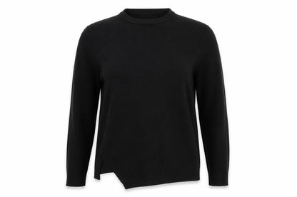 Preworn Womens Black  Knit Pullover Jumper Size 12