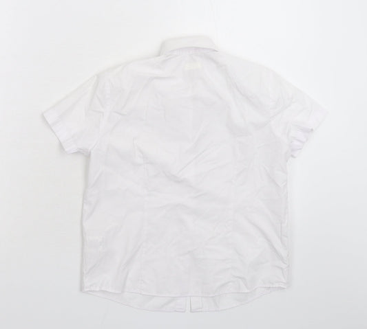 George Boys White   Basic Button-Up Size 7-8 Years