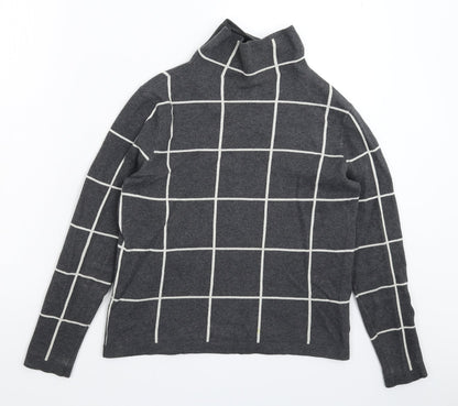 Womens UK Size 6 Warehouse Grey Pullover Jumper