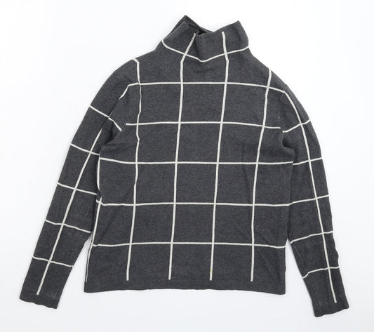 Womens UK Size 6 Warehouse Grey Pullover Jumper
