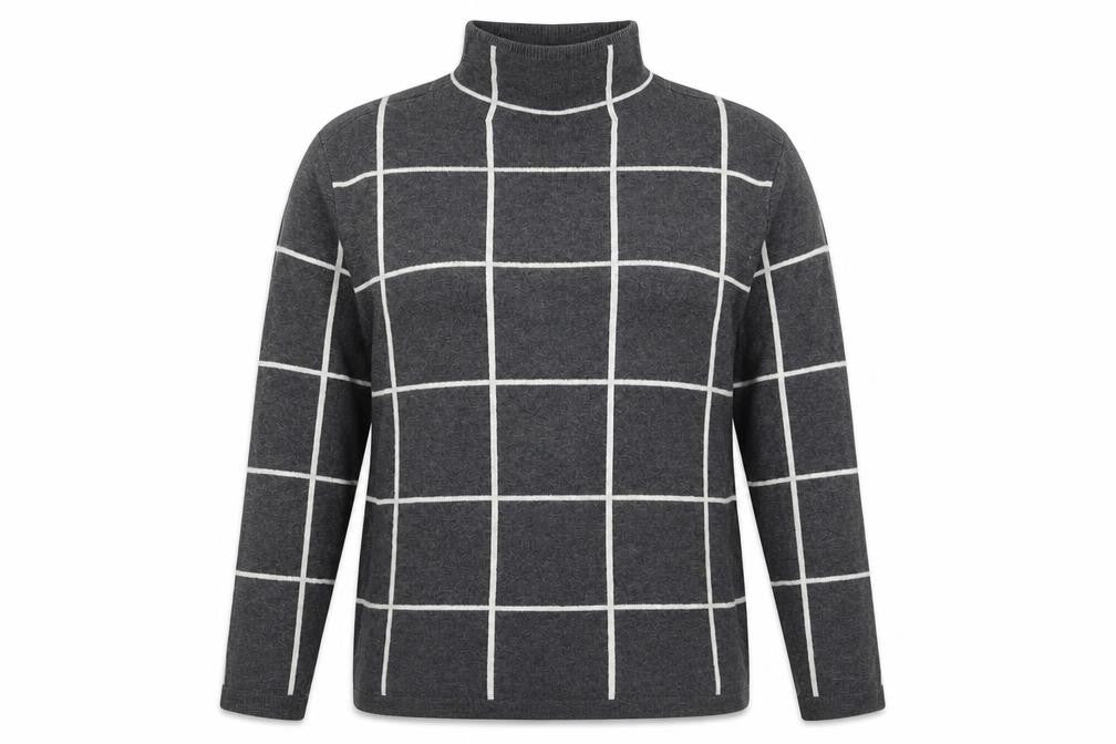 Womens UK Size 6 Warehouse Grey Pullover Jumper