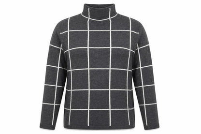 Womens UK Size 6 Warehouse Grey Pullover Jumper