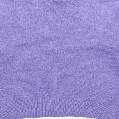 Womens UK Size M New Look Purple Pullover Jumper