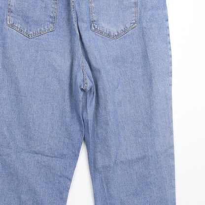 Ava Womens Blue  Denim Cropped Jeans Size 34 in L20 in