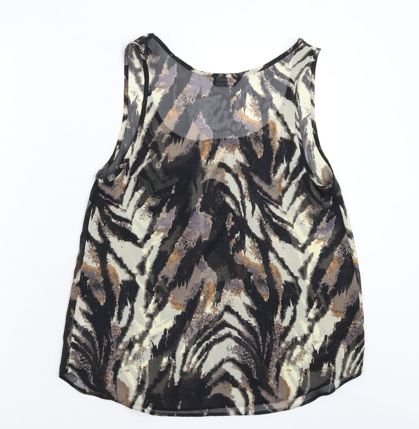 Womens UK Size 10 Internacionale Multicoloured Basic Tank