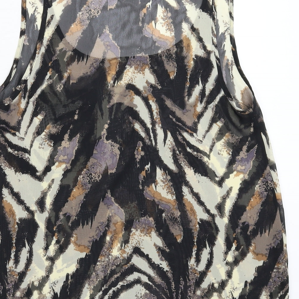 Womens UK Size 10 Internacionale Multicoloured Basic Tank