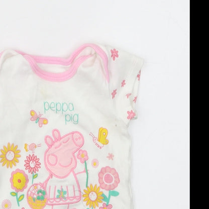 MY FIRST Baby White   Catsuit One-Piece Size 6-9 Months