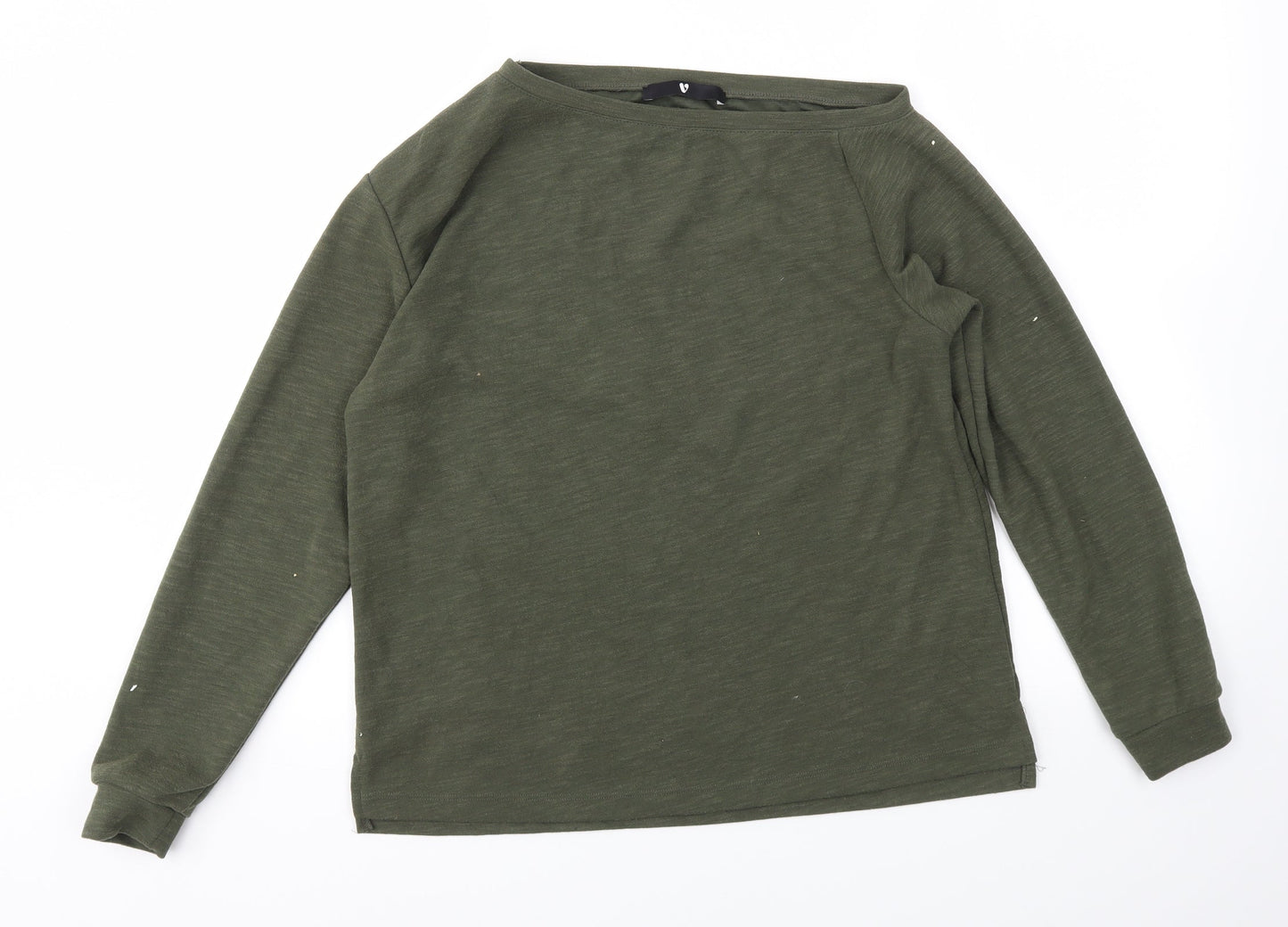 Womens UK Size 12 Very Green Pullover Jumper