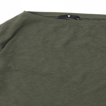 Womens UK Size 12 Very Green Pullover Jumper