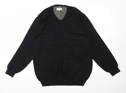 Aspen&Court Mens Black   Pullover Sweatshirt Size L